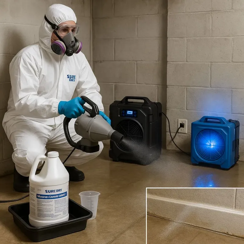 Sanitization and Odor Removal process in Oak Park, IL